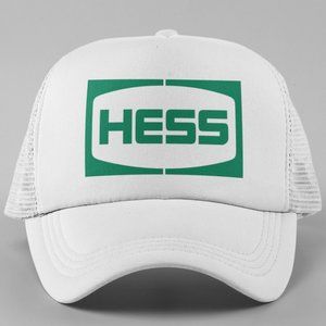 NEW Hess Retro Foam Trucker Mesh Snapback Hat WHITE